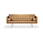 Ritzy 3-sits soffa från Dux i cognac läder.