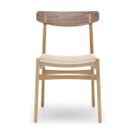 Carl Hansen & Søn CH23 stol i ek och valnöt