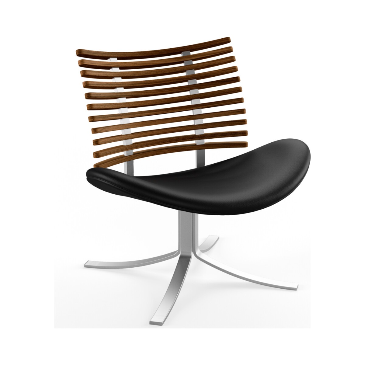 GM 4175 Gepard Lounge fåtölj är tillverkad av träslagen ask, ek eller valnöt.