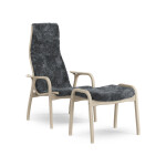 Lamino ek vitpigmenterad lack, fårskinn charcoal