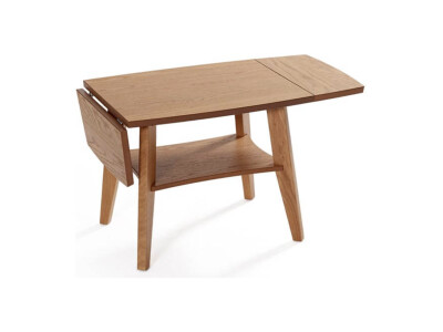 Bordbirger Birdie klaffbord i lackad ek
