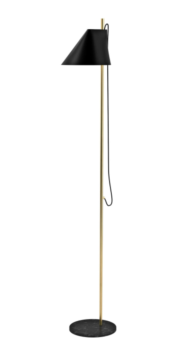 Louis Poulsen YUH golvlampa Louis Poulsen YUH golvlampa svart/mässing